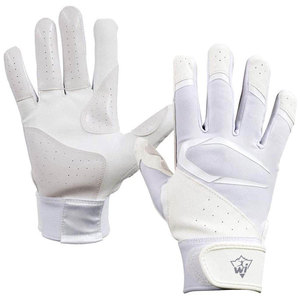 <b>Athletic</b> Design Baseball Batting Gloves With Breathable Fabric Reinforced Palm <b>Support</b> And Adjustable Wrist Strap For Training - Product Image 1