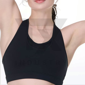 Soutien-gorge de sport grande taille pour filles, vente en gros, conception personnalisée, logo frontal, maintien élevé, yoga, service OEM, sur mesure - Product Image 1