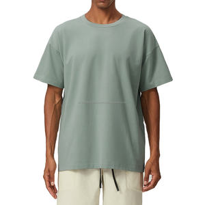 Camiseta de Algodón Lisa de Manga Corta para Hombre, Estilo Urbano, de la Mejor Calidad, Fabricantes de Camisetas de Moda al por Mayor Personalizadas - Product Image 3