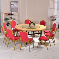 Chaise de banquet moderne en tissu avec structure métallique empilable, durable et économique, pour événements commerciaux, restaurants, hôtels, appartements et hôpitaux
