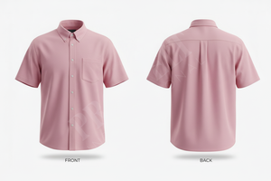 เสื้อเชิ้ตแขนสั้นผ้าบางเบา ระบายอากาศดี ติดกระดุม สำหรับผู้ชาย สวมใส่สบายๆ ทำงานได้ หรือใส่เป็นทางการ คอปกเสื้อแบบธุรกิจ - Product Image 5