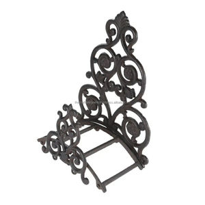Decorative Scroll Iron Hose Wall Mounted Holder For Elegant Yard Decor Enhancing Garden Style - Product Image 2