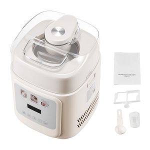 Automatic Upright 1 Quart Home Gelato & Frozen <b>Yogurt</b> Machine Mini Compressor No Pre-Freezing Ice Cream <b>Maker</b> 4 M - Product Image 1