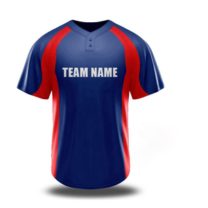 Nueva Camiseta de Béisbol Unisex Personalizada, Ropa Deportiva Corta Estampada para Adultos, Venta al Por Mayor a Bajo Precio, Material 100% Poliéster - Product Image 3