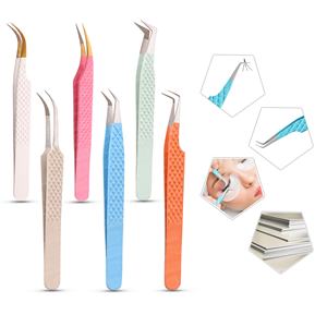 Nouveau produit outils de maquillage pince à épiler en argent pour cils à prise optimale avec embouts aiguisés à la main sous un nom de marque personnalisé - Product Image 4