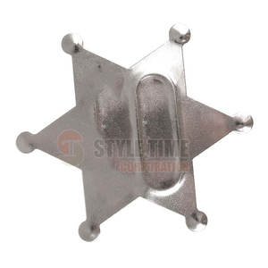 Insignias Profesionales de Acero, Construcción Duradera con Pin de Seguridad para un Fijado Seguro - Product Image 4