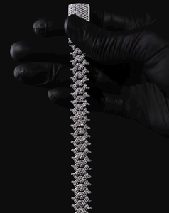 Moissanite Gold Iced Cuban Link Bracelet Luxury Hip Hop Jewelry Custom <b>Name</b> Plate <b>Chain</b> Bracelet For Men And Women - Product Image 3