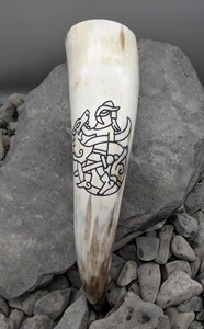 Hot Selling Best Quality new design of Real Handmade natural Drinking Horn with Real New Design at Wholesale Prices - Product Image 4