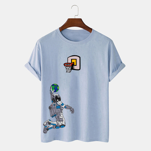 เสื้อยืดสตรีทแวร์สำหรับมืออาชีพ ระบายอากาศได้ดี เหมาะสำหรับออกกำลังกาย มีทุกสี คุณภาพสูง สวมใส่สบาย เสื้อยืดผู้ชาย - Product Image 4