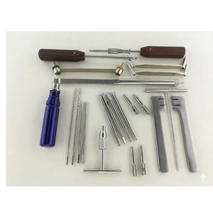 Juego de instrumentos LCP para fragmentos pequeños básicos, ortopedia, lote de 22 piezas, clase I, instrumentos quirúrgicos para extremidades superiores - Product Image 1