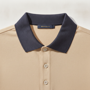 Polo pour hommes en piqué 100 % coton à manches courtes, grandes tailles, personnalisable avec logo de marque, pour usage décontracté, vente en gros - Product Image 4