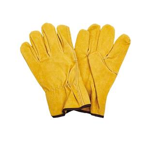 Gants de travail en cuir de vachette robustes et durables, gants de chauffeur pour la conduite de camions, l'entrepôt, le jardinage, l'agriculture - Product Image 5
