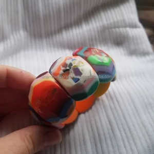 High Quality Customized Women's Handcrafted Angel <b>Resin</b> Fashion Bracelet Color Strand From India Handmade <b>Resin</b> Crafts - Product Image 6