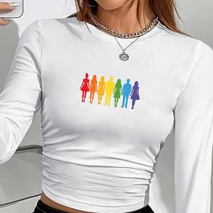 Pride LOVE WHO YOU ARE camisa de manga larga de moda para mujer - Product Image 3