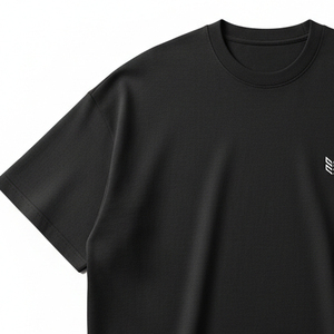 Camiseta Oversize con Logotipo 3D en Relieve, Nueva Tendencia, Moda Urbana para Hombre, Corte Holgado, Tejido de Poliéster Grueso y Ecológico - Product Image 3