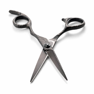 Ensemble de ciseaux de coiffure Rockstar noir mat, acier inoxydable de haute qualité, usage professionnel pour barbier et salon - Product Image 3