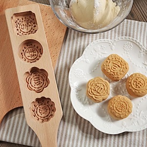 Moule à presser pour gâteaux de lune, prix bas, moules en bois pour gâteaux de lune, presse à gâteaux de lune en bois personnalisée - Product Image 6