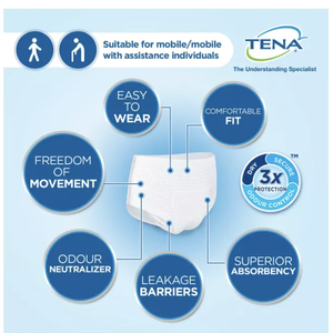 Couches pour adultes TENA PROskin Pants Normal Unisexe - L (4 x 10) - Product Image 2