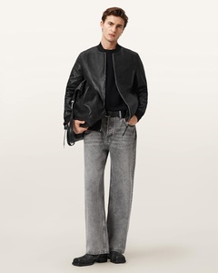 High Quality Leather <b>Jacket</b> Men <b>Vintage</b> <b>Motorcycle</b> Fashion Coat Genuine Leather Sample Service Available Direct - Product Image 3
