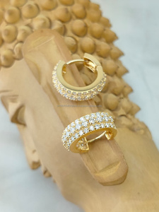 Elegant Round Cut Diamond <b>Earrings</b> in Yellow Gold Classic Brilliant <b>Studs</b> Timeless Luxury <b>Fine</b> Jewelry Wedding Gift for Women - Product Image 5