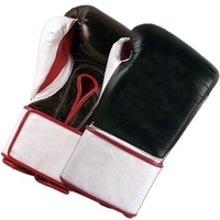 Guantes de Boxeo Profesionales de Cuero Vacuno, Tallas 8oz-16oz, con Cordones, Absorción de Humedad en la Muñeca, Agarre Antideslizante, Personalizables, Deportivos