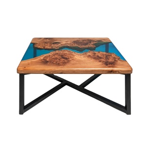 Table de comptoir en résine époxy de meilleure qualité pour le salon de la maison pour les occasions de Diwali-Table à manger design pour le café indien - Product Image 5