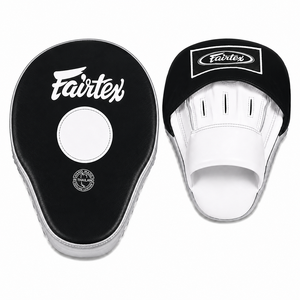 Fairtex Boxing <b>Focus</b> <b>Pads</b> Mitt Durable High Performance Kickboxing Muay Thai Training <b>Pads</b> Cowhide Leather Curved Punching <b>Pads</b> - Product Image 4