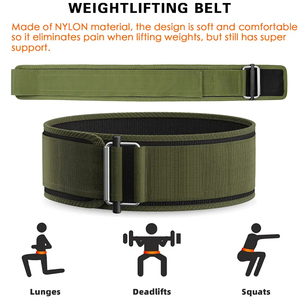 Ceinture de musculation pour le soutien du dos, accessoire de fitness sportif, avec EVA et caoutchouc pour l'entraînement, ceinture en néoprène pour la musculation - Product Image 6