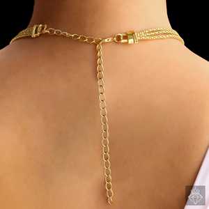 PRAO Ensemble collier et boucles d'oreilles anti-ternissement somptueux Collection de bijoux en cristal - Product Image 6