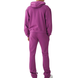 Novedades: Conjunto de Chándal Oversize de Forro Polar Pesado para Hombre, 100% Algodón, Ropa Deportiva Premium - Product Image 6