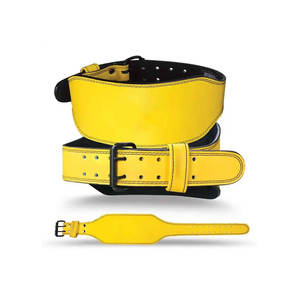 Cinturón de levantamiento de pesas de cuero de vaca pakistaní al por mayor para hombres, cinturones de cuero originales 100% genuinos para levantamiento de pesas - Product Image 1