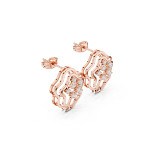 Anillo de Aniversario de Oro Blanco de 14K con Diamante Cultivado en Laboratorio, Corte Redondo, para Mujer, Nuevo Diamante Cultivado - Product Image 4