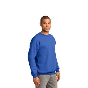 Sweats à capuche et sweat-shirt à col rond pour hommes de grande taille avec logo personnalisé vierge du fabricant OEM Sports Plain 100% Cotton Pullover Sweatshirts - Product Image 4