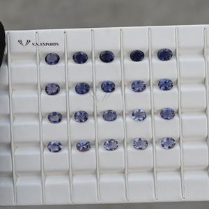 Piedra preciosa facetada de corte ovalado de iolita Natural de 8x10mm, corte perfecto, fabricación de joyas de piedras preciosas personalizadas para mujeres, artículos de regalo de tendencia 2025 - Product Image 3