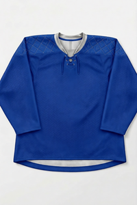 Camiseta de Hockey sobre Hielo Sublimada Personalizada para Hombre, Manga Larga, Color Granate y Plateado, Estampado Griffin, Tejido Transpirable de Poliéster, Ropa Deportiva - Product Image 5