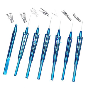 23G Stainless Steel Capsulorhexis Forceps Manual Ophthalmic Microsurgery <b>Instrument</b> Precision Cataract Eye Surgery Surgical DMD - Product Image 5
