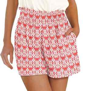 Shorts Casuales Sublimados para Mujer, Estilo Moderno, Corte Premium, Acabado Lavado Ácido, Estilo Vintage, Resistente, Mezcla de Algodón Transpirable - Product Image 4