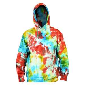 เสื้อฮู้ดแขนยาวผู้ชายแบบ Tie Dye ขายส่ง OEM - พิมพ์ลายตามสั่ง ผ้าฝ้าย 100% กันน้ำ คุณภาพสูง สำหรับฤดูหนาว - Product Image 6