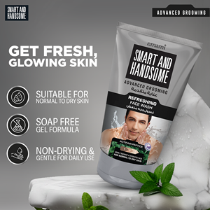 Nettoyant visage rafraîchissant Smart & Handsome 50g, produit de soin, acheter auprès du fabricant - Product Image 4