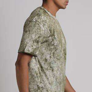 Camisetas Vintage para Hombre, Súper Modernas, 100% Algodón Jersey, Transpirables, Ecológicas, de Secado Rápido, con Lavado Ácido, Diseño a Cuadros, Tallas Grandes, 220GSM - Product Image 5