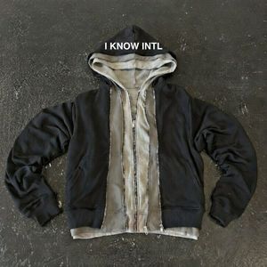 Sudadera con capucha personalizada de doble capa con cremallera, estilo vintage lavado, oversize, streetwear, de algodón grueso, forro polar, casual, unisex, estilo mayorista - Product Image 1