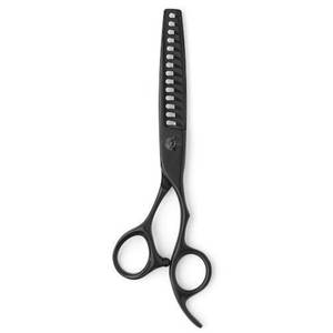 Ensemble de ciseaux de barbier et de texturisateurs noir mat, en acier inoxydable, pour salon professionnel, ciseaux de coupe de cheveux, fourniture OEM - Product Image 3