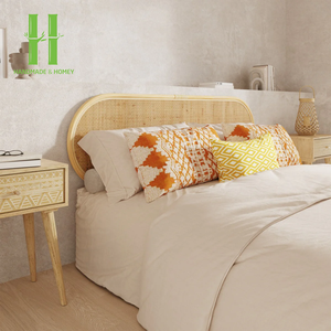 Lit en rotin au design style jardin avec panneaux de tête de lit simples, idéal pour la maison et l'hôtellerie, directement de l'usine, rotin 2026 - Product Image 2