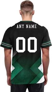 Maillot de football américain personnalisé en mesh, uniforme d'équipe respirant, t-shirt de sport à séchage rapide, vêtements de performance athlétique OEM - Product Image 5