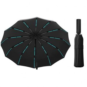Promotional Wholesale High Quality Pongee Fiberglass <b>Windproof</b> UV Protection Fully-Automatic Folding <b>Umbrella</b> for Business Gifts - Product Image 1