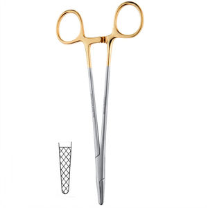 Pinzas Mayo Hegar manuales de acero inoxidable, portaagujas reutilizables, juego de instrumentos de microcirugía ocular, logotipo personalizado, impresión eléctrica - Product Image 5