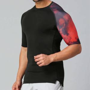 Camiseta Deportiva OEM para Hombre, Calidad Premium, Secado Rápido, Estilo Urbano, 100% Algodón, Corte Regular, Transpirable, Absorbe el Sudor, Tejido de Punto - Product Image 3