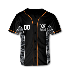 Maillot de baseball OEM haut de gamme, grande taille, respirant, séchage rapide, tissu antibactérien, coutures renforcées, design d'équipe personnalisé - Product Image 2