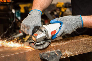 Gants de travail unisexes à doigts entiers, thermiques, antidérapants, compatibles avec les écrans tactiles, en polyester, nylon, revêtement en polyuréthane, pour le sport, le cyclisme - Product Image 5