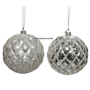 Boule de Noël en aluminium de qualité supérieure, forme ronde, plaquée or, vierge pour sublimation, style fantaisie, faite à la main - Product Image 2